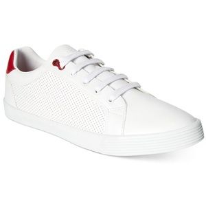 Nautica Mens Scuttle Low-Top Perforated Sneakers